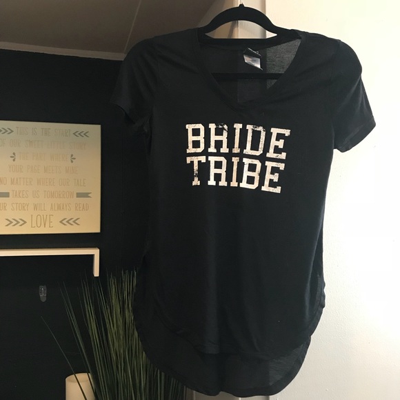 Modern Lux Tops - Bride tribe tee! XS